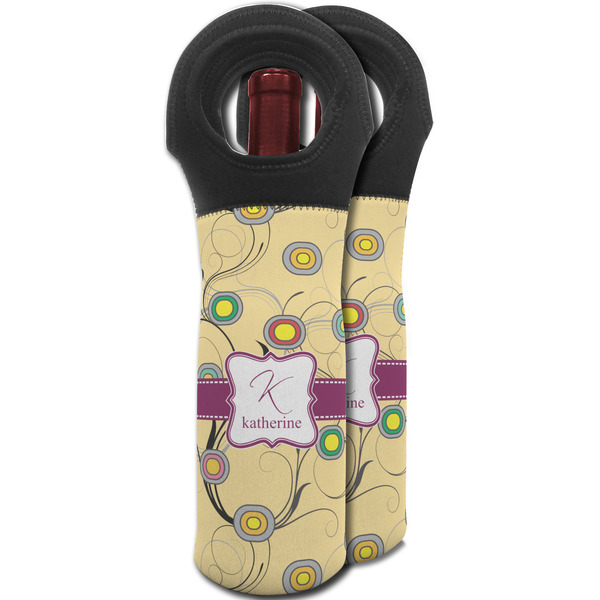 Ovals & Swirls Wine Tote Bag - MAIN