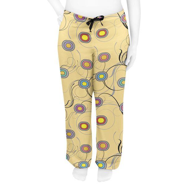 Ovals & Swirls Women's Pj on model - Front