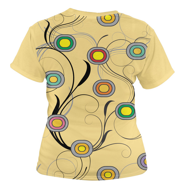 Ovals & Swirls Women's T-shirt Back