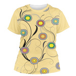 Ovals & Swirls Women's Crew T-Shirt - Medium
