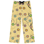 Ovals & Swirls Womens Pajama Pants