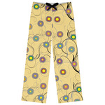 Ovals & Swirls Womens Pajama Pants - L