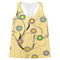 Ovals & Swirls Womens Racerback Tank Top - X Small