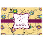 Ovals & Swirls Woven Mat (Personalized)
