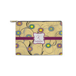 Ovals & Swirls Zipper Pouch - Small - 8.5"x6" (Personalized)