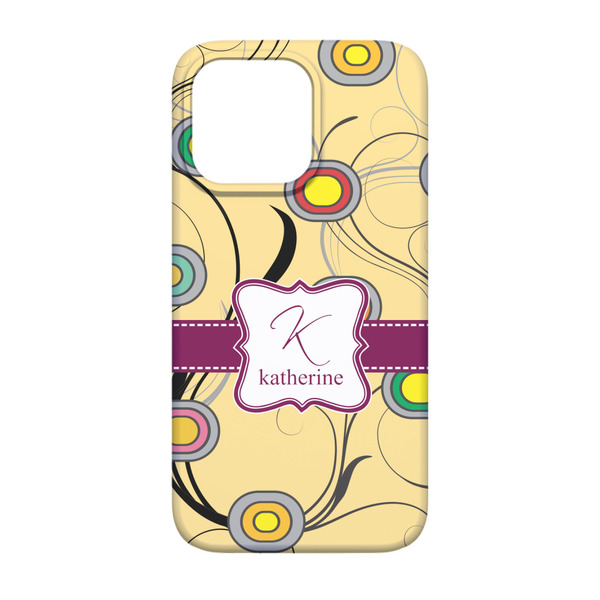 Ovals & Swirls iPhone 13 Case - Back
