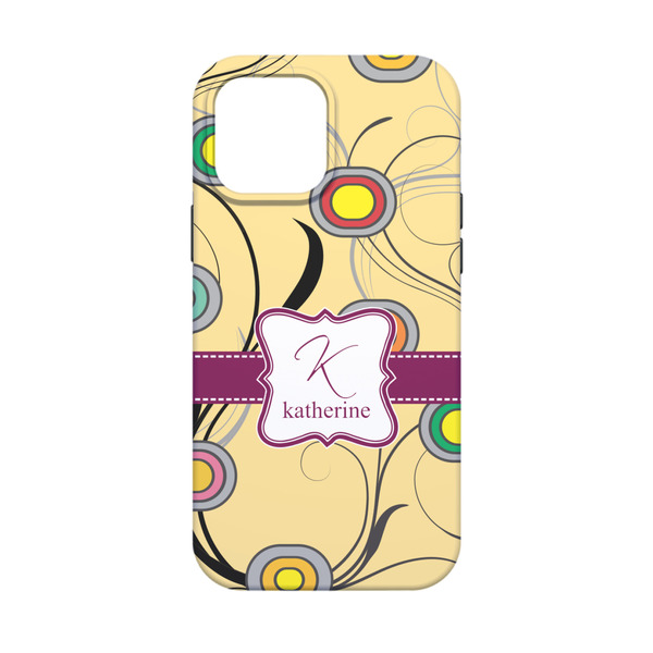 Ovals & Swirls iPhone 13 Mini Tough Case - Back