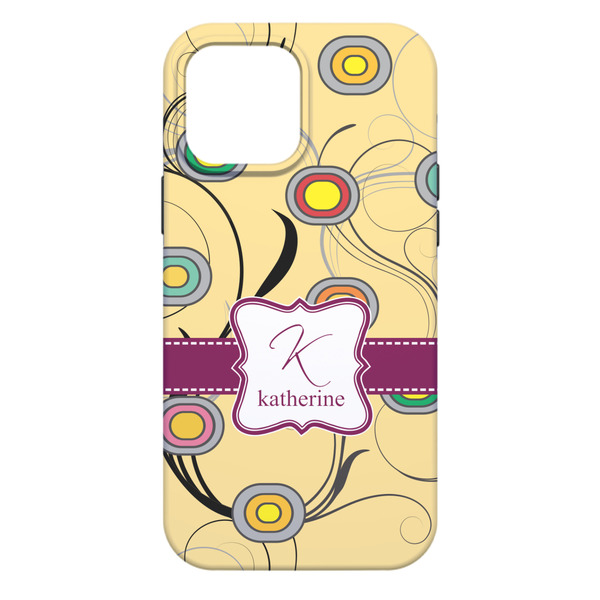 Ovals & Swirls iPhone 13 Pro Max Tough Case - Back
