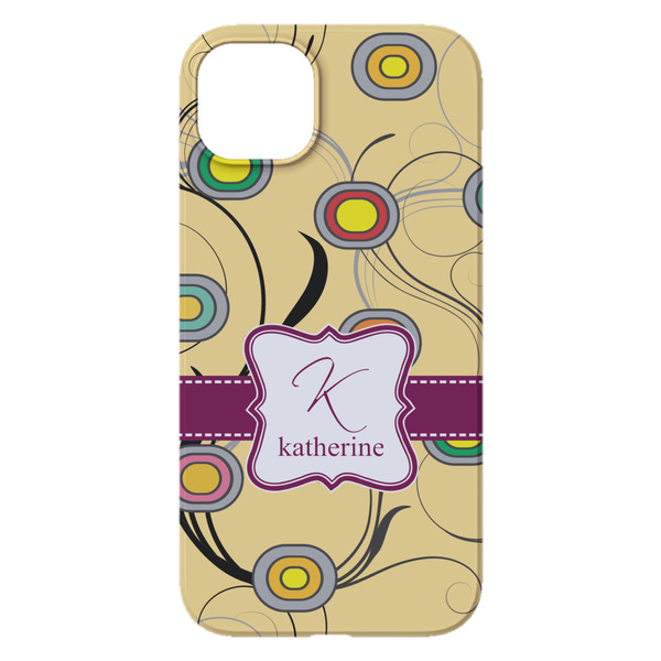 Ovals & Swirls iPhone 14 Pro Max Case - Back