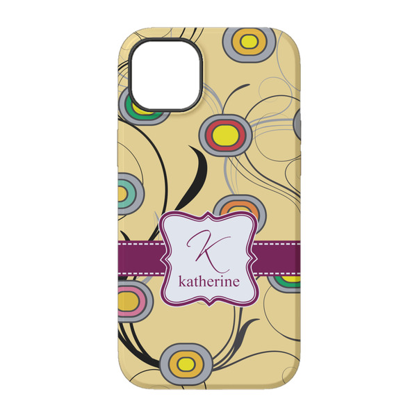 Ovals & Swirls iPhone 14 Pro Tough Case - Back