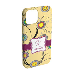 Ovals & Swirls iPhone Case - Plastic - iPhone 15 (Personalized)