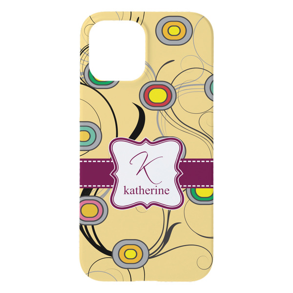 Ovals & Swirls iPhone 15 Plus Case - Back