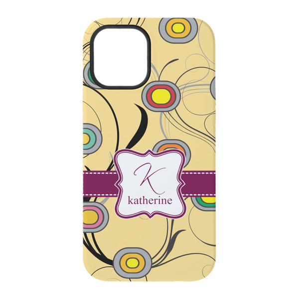 Ovals & Swirls iPhone 15 Pro Tough Case - Back