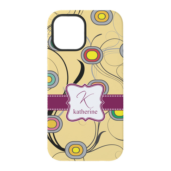 Ovals & Swirls iPhone 15 Tough Case - Back