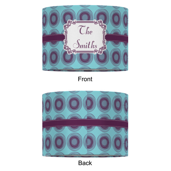 Concentric Circles 12" Drum Lampshade - APPROVAL (Fabric)