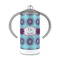 Concentric Circles 12 oz Stainless Steel Sippy Cups - FRONT