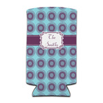 Concentric Circles Can Cooler (tall 12 oz) (Personalized)