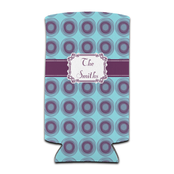 Custom Concentric Circles Can Cooler (tall 12 oz) (Personalized)