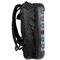 Concentric Circles 13" Hard Shell Backpacks - Side View