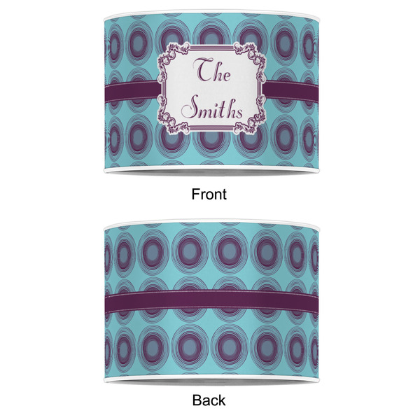 Concentric Circles 16" Drum Lampshade - APPROVAL (Poly Film)