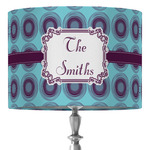 Concentric Circles 16" Drum Lamp Shade - Fabric (Personalized)