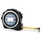 Concentric Circles 16 Foot Black & Silver Tape Measures - Front
