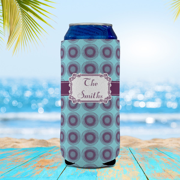 Concentric Circles 16oz Can Sleeve - LIFESTYLE