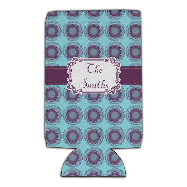 Concentric Circles 16oz Can Sleeve - Set of 4 - FRONT