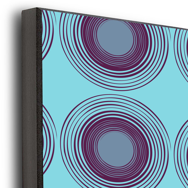 Concentric Circles 20x24 Wood Print - Closeup