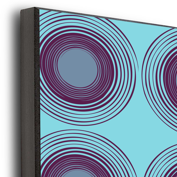 Concentric Circles 20x30 Wood Print - Closeup