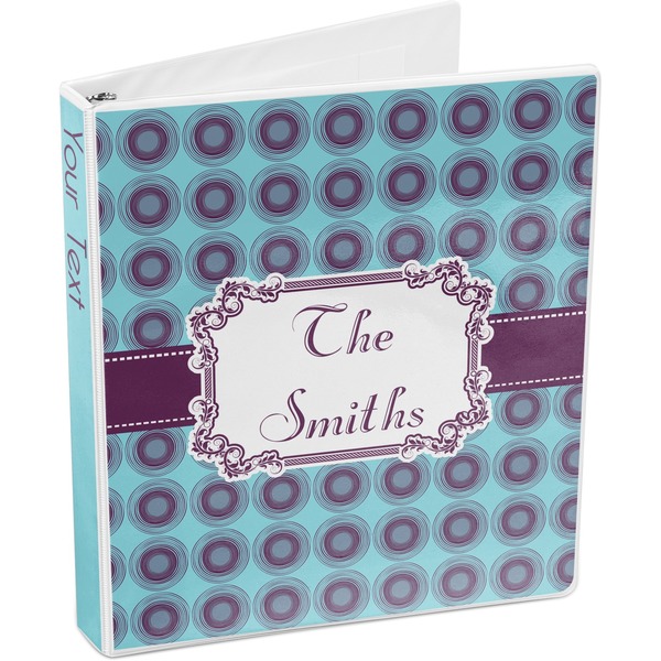 Concentric Circles 3-Ring Binder 3/4 - Main