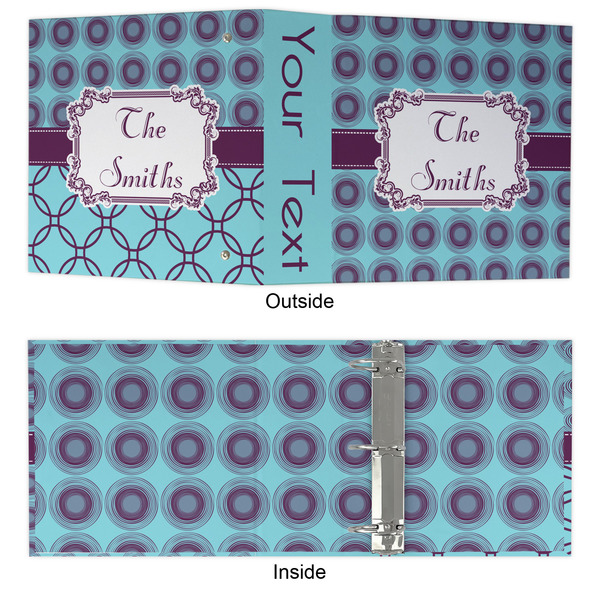 Concentric Circles 3 Ring Binders - Full Wrap - 3" - APPROVAL