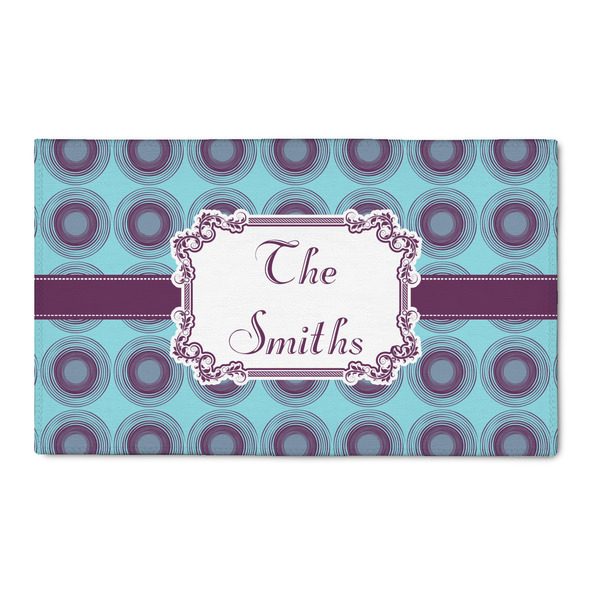 Custom Concentric Circles 3' x 5' Indoor Area Rug (Personalized)