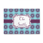 Concentric Circles 4' x 6' Indoor Area Rug (Personalized)