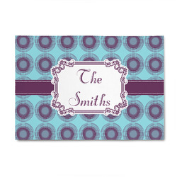 Concentric Circles 4' x 6' Indoor Area Rug (Personalized)