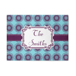 Concentric Circles 5' x 7' Patio Rug (Personalized)