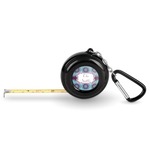 Concentric Circles Pocket Tape Measure - 6 Ft w/ Carabiner Clip (Personalized)