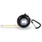 Concentric Circles 6-Ft Pocket Tape Measure with Carabiner Hook - Front