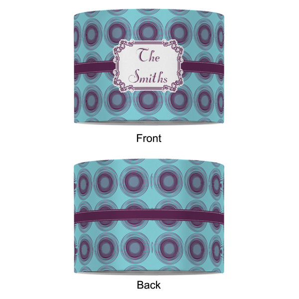 Concentric Circles 8" Drum Lampshade - APPROVAL (Fabric)