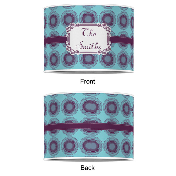 Concentric Circles 8" Drum Lampshade - APPROVAL (Poly Film)