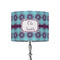 Concentric Circles 8" Drum Lamp Shade - Fabric (Personalized)