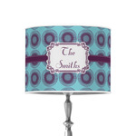 Concentric Circles 8" Drum Lamp Shade - Poly-film (Personalized)