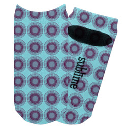 Concentric Circles Adult Ankle Socks