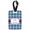 Concentric Circles Aluminum Luggage Tag (Personalized)