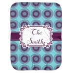 Concentric Circles Baby Swaddling Blanket (Personalized)