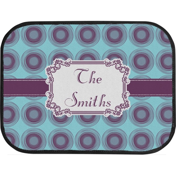 Concentric Circles Back Seat Car Mat