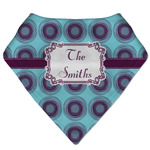 Concentric Circles Bandana Bib (Personalized)