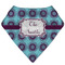 Concentric Circles Bandana Bib (Personalized)