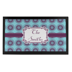 Concentric Circles Bar Mat - Small (Personalized)