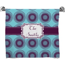 Concentric Circles Bath Towel (Personalized)